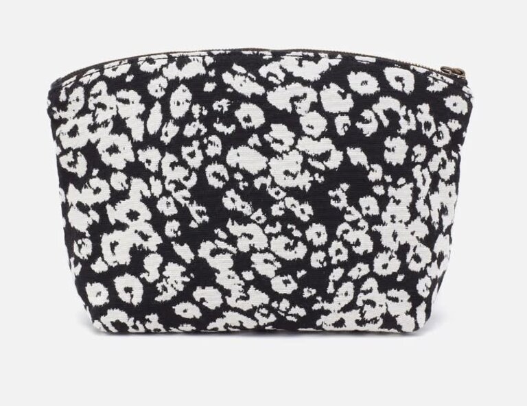 HOBO HOBO Collect Travel Pouch: Black & White Leopard