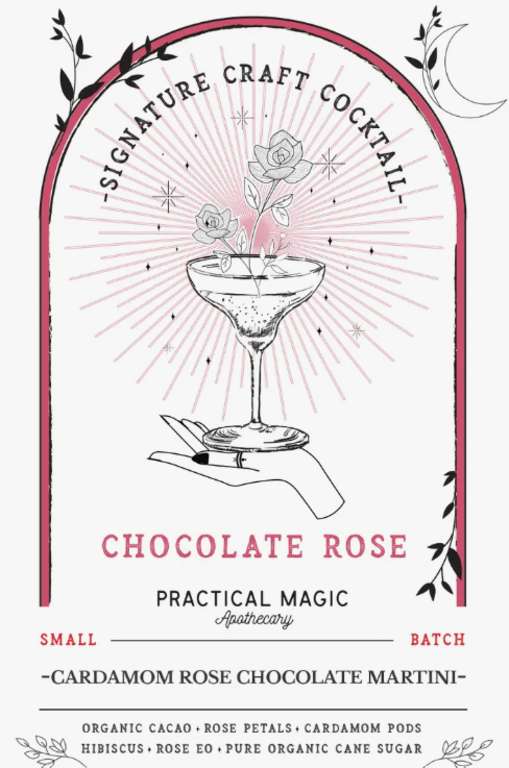 PRACTICAL MAGIC PRACTICAL MAGIC Chocolate Rose Martini Small Craft Cocktail Kit