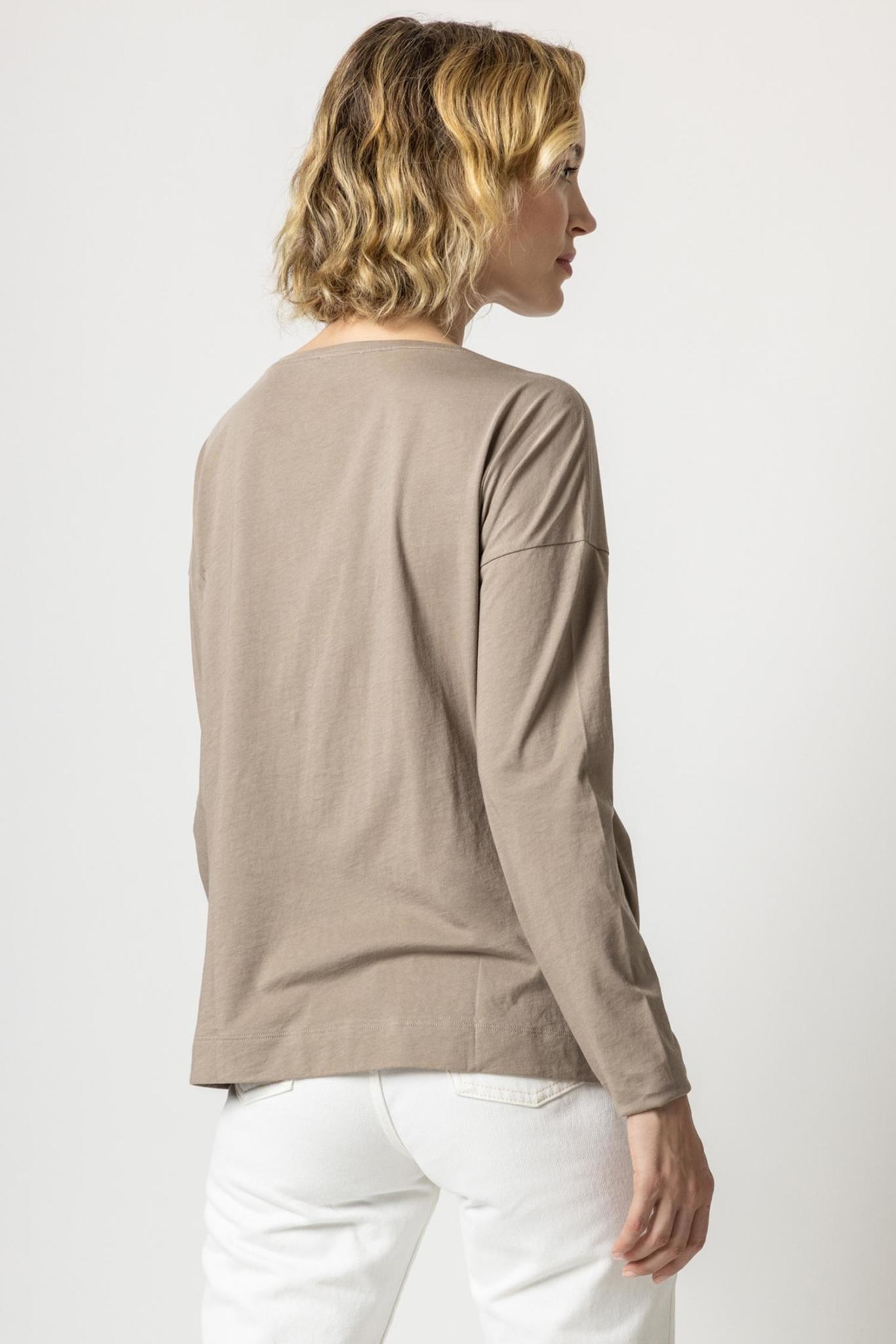 Soft-Washed Crew-Neck Long-Sleeve T-Shirt