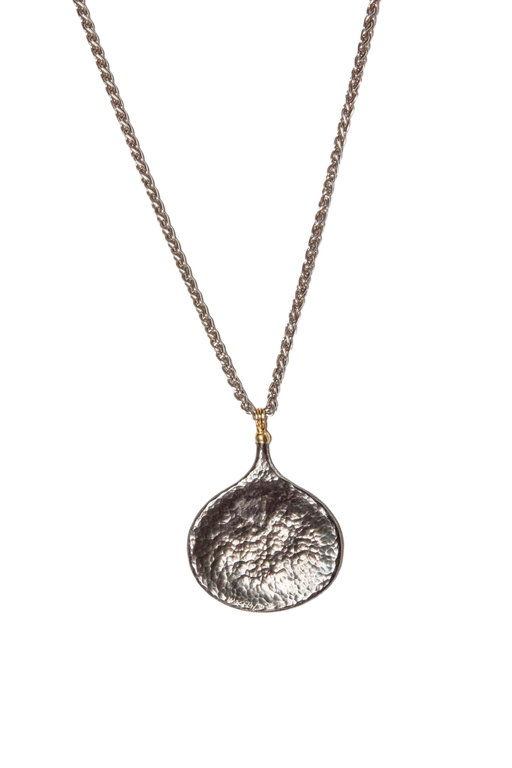 GURHAN GURHAN Textured Oval Pendant