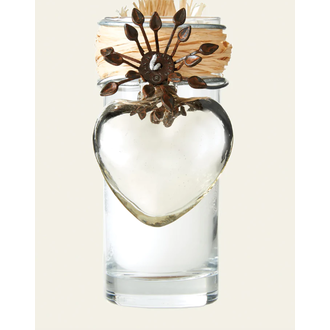 JAN BARBOGLIO Adelita Sacred Heart Candle, Platinum