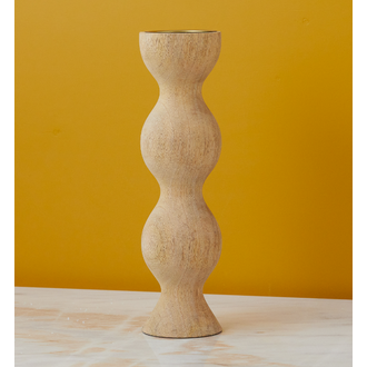 BE HOME Aurora Pillar Candle Holder,  Large