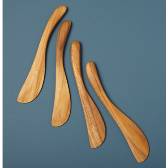 BE HOME Iviss Teak Spreaders, Set of 4