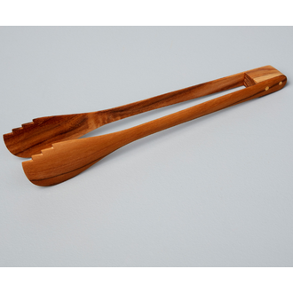 BE HOME Teak Tongs, Large