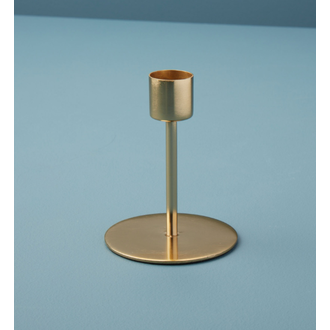 BE HOME Kent Gold Candlestick, Medium