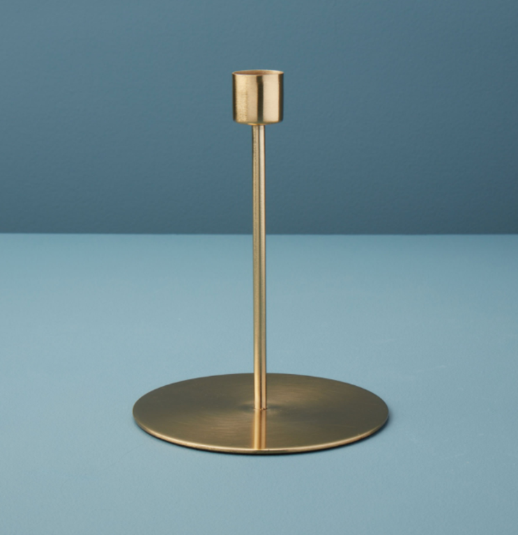 BE HOME BE HOME Kent Gold Candlestick, Tall