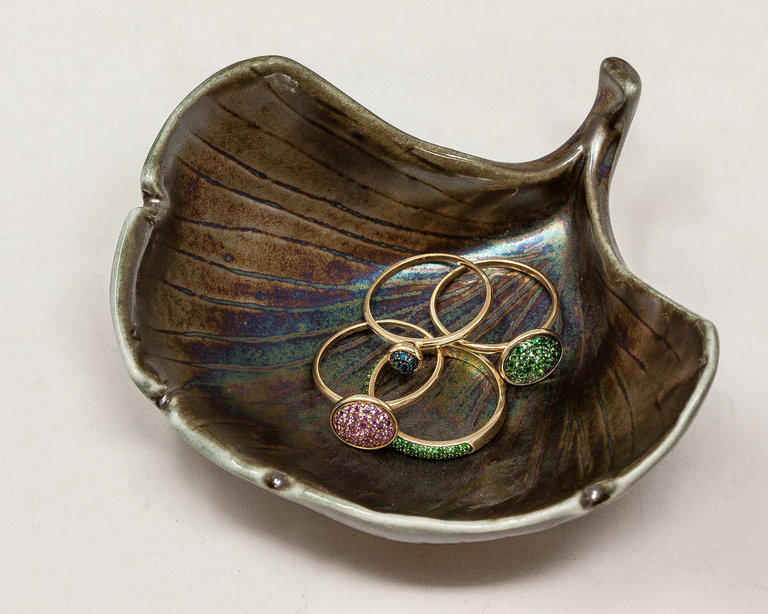 SYNA SYNA 10mm Tsavorite Chakra Ring