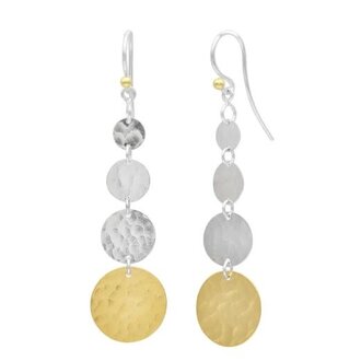 GURHAN Lush Graduated Flake Long Earring