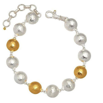 GURHAN Sterling Silver, 24k Gold All Around Spell Bracelet