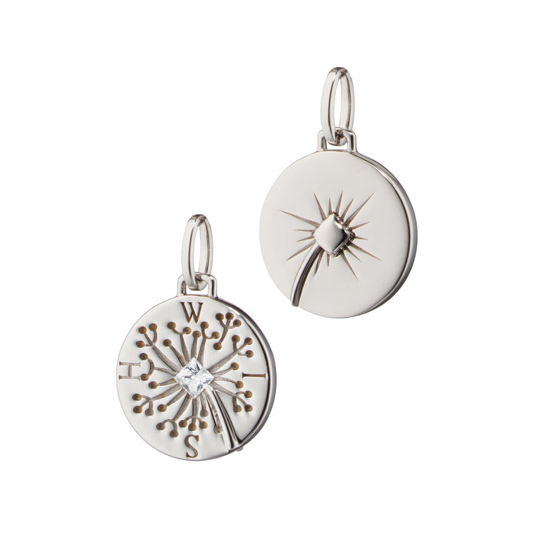 MONICA RICH KOSANN MONICA RICH KOSANN "Wish" Dandelion Round Intaglio Charm