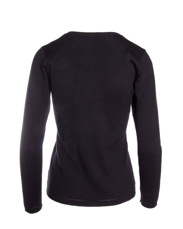 ALASHAN ALASHAN Cotton & Cashmere Classic V-Neck Pullover
