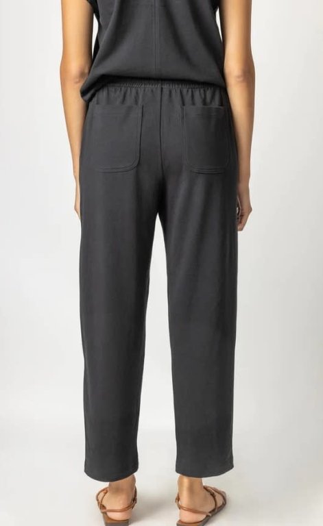 LILLA P LILLA P Structured Knit Easy Ankle Pant
