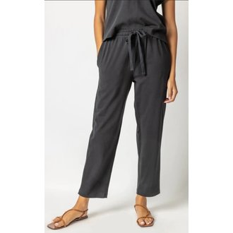 LILLA P Structured Knit Easy Ankle Pant