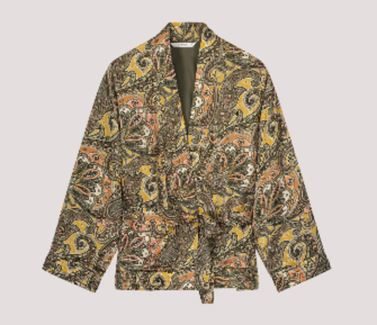 SUMMUM SUMMUM Kimono Paisley Wrap Jacket