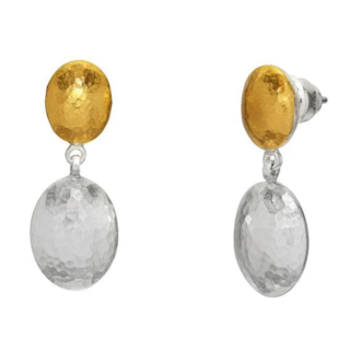 GURHAN Spell Double Drop Oval Earrings