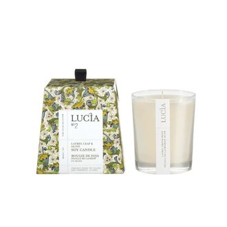 PURE LIVING Lucia No. 2 50HR Votive Candle, Laurel Leaf and Olive Blossom