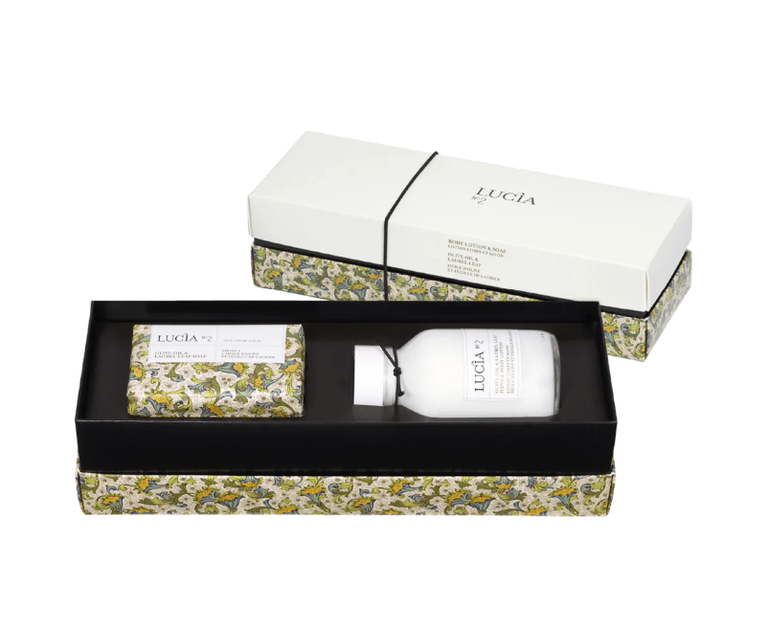 PURE LIVING PURE LIVING Lucia No. 2 Body Lotion & Soap Gift Set, Laurel Leaf and Olive Blossom