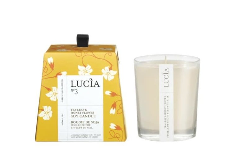 PURE LIVING PURE LIVING  Lucia No. 3 20HR Votive Candle, Tea Leaf and Wild Honey