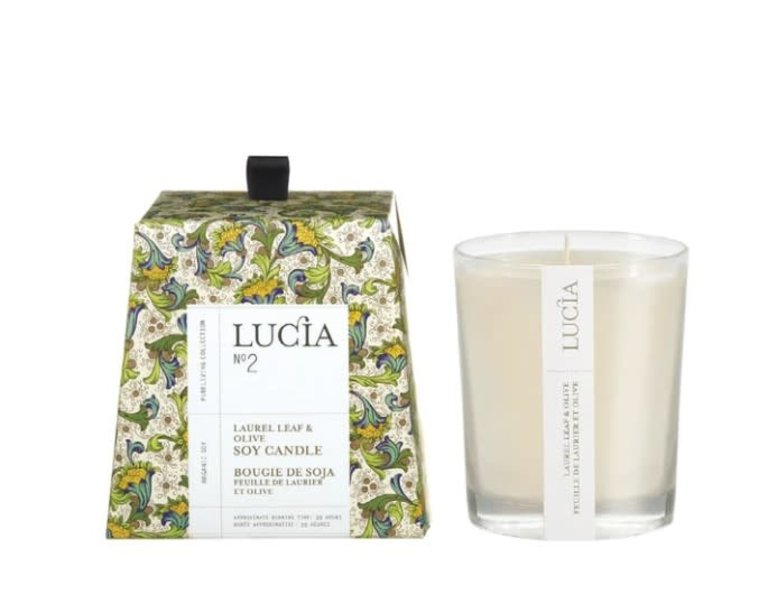 PURE LIVING PURE LIVING Lucia No. 2 20HR Votive Candle, Laurel Leaf and Olive Blossom