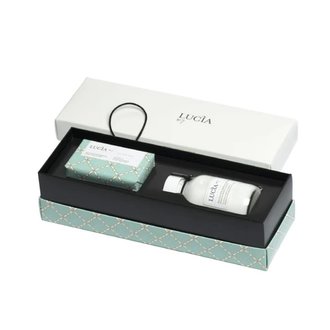 PURE LIVING Lucia No. 7 Sea Watercress & Chai Body Lotion & Soap Tea Gift Set