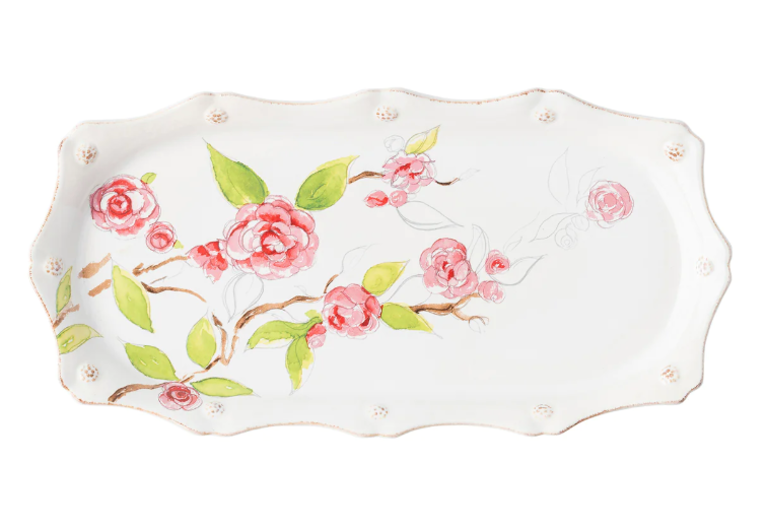 JULISKA JULISKA Berry & Thread Floral Sketch Camellia Hostess Tray