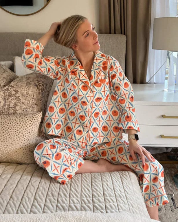 MERSEA MER-SEA Over the Cotton Moon Zinnia PJ Set