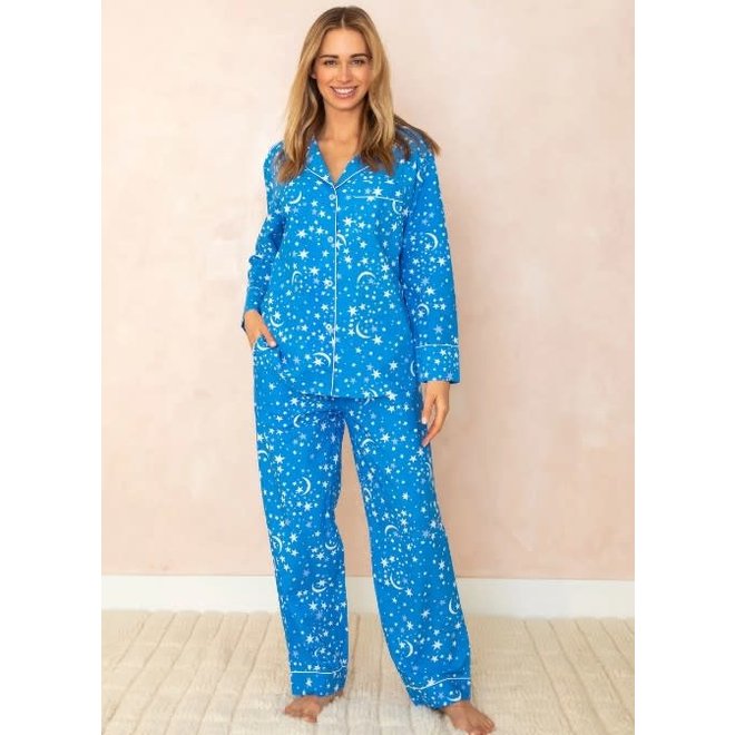 Satin Sailors Pajama Set - Luxury Pajamas