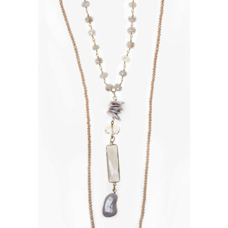 BITTERSWEET DESIGNS Triple Layer Extra Long Necklace