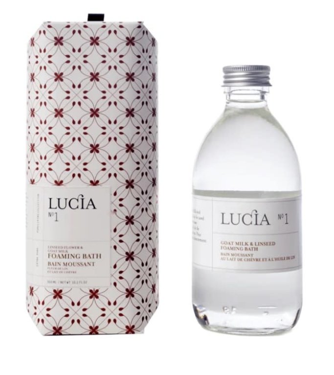 PURE LIVING PURE LIVING Lucia  No. 1Goat Milk & Linseed Foaming Bath 300ML