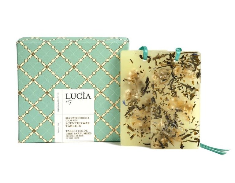 PURE LIVING PURE LIVING Lucia No. 7 Scented Wax Tablet, Sea Watercress & Chai Tea