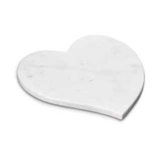 SIMON PEARCE White Marble Heart Board,