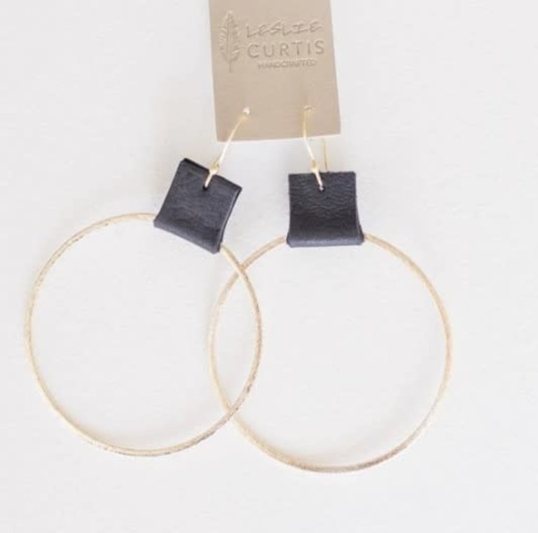 LESLIE CURTIS JEWELRY LESLIE CURTIS Grayson Earring, Black