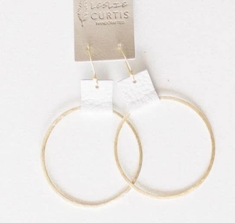 LESLIE CURTIS JEWELRY LESLIE CURTIS Laura Earring, White