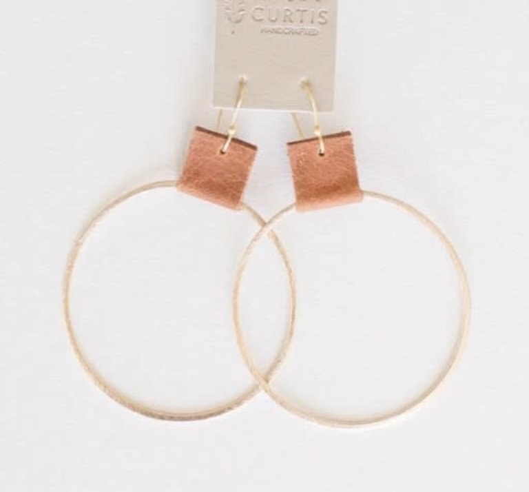 LESLIE CURTIS JEWELRY LESLIE CURTIS Grayson Earring, Saddle