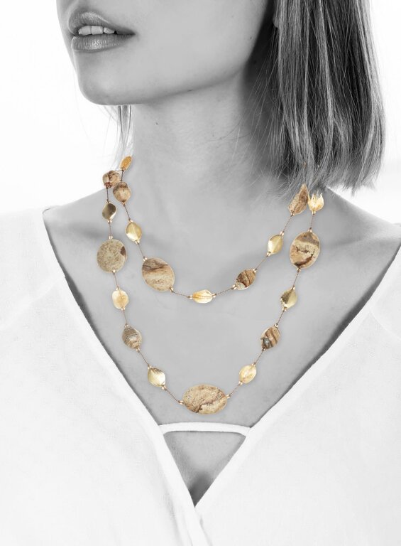 MARGO MORRISON MARGO MORRISON Semi-Precious Multi-Stone Necklace