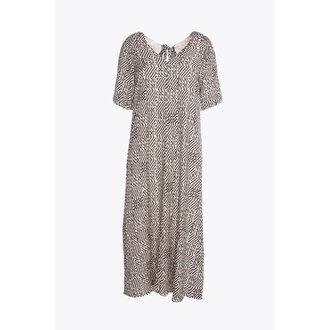 PART TWO Arissa Dress-  Black Graphic Check