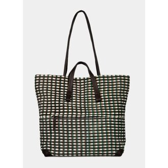 EPICE Small Checks Shopping Bag