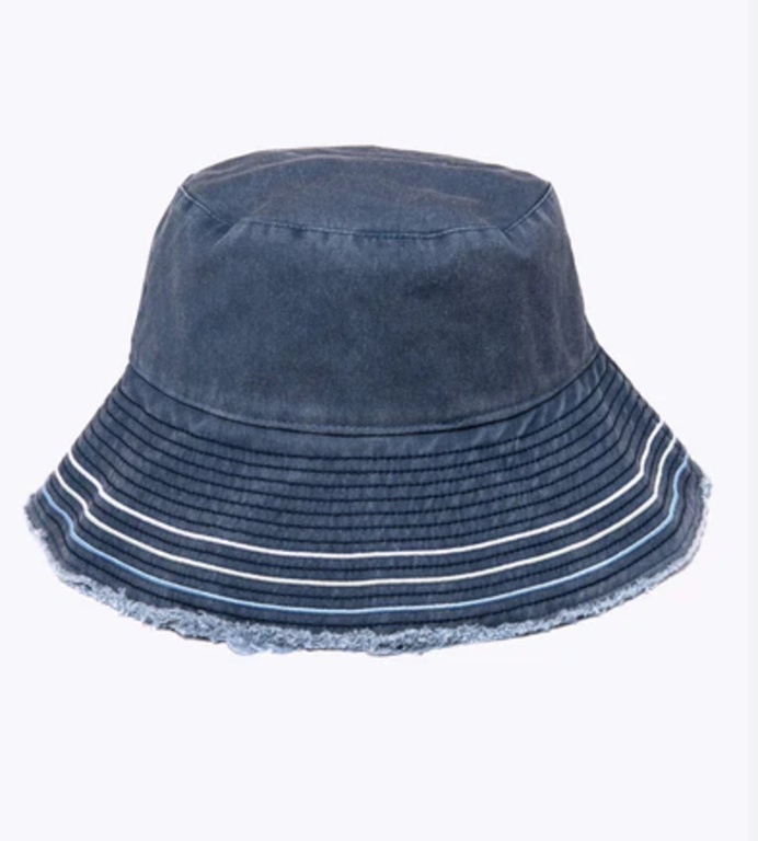MER-SEA MER-SEA Sun Bucket Hat, Navy