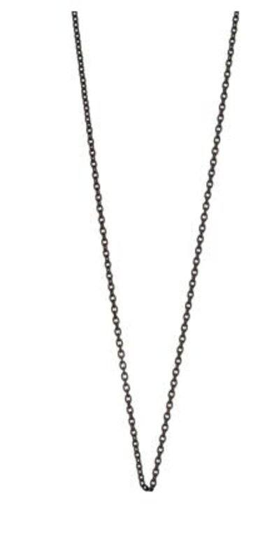 MONICA RICH KOSANN MONICA RICH KOSANN Black Stainless Steel Disappearing Chain
