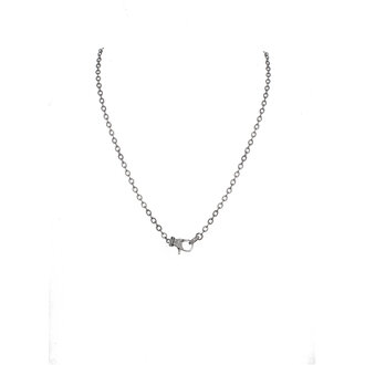 MARGO MORRISON 18 " Sterling Silver Rhodium Finish Chain