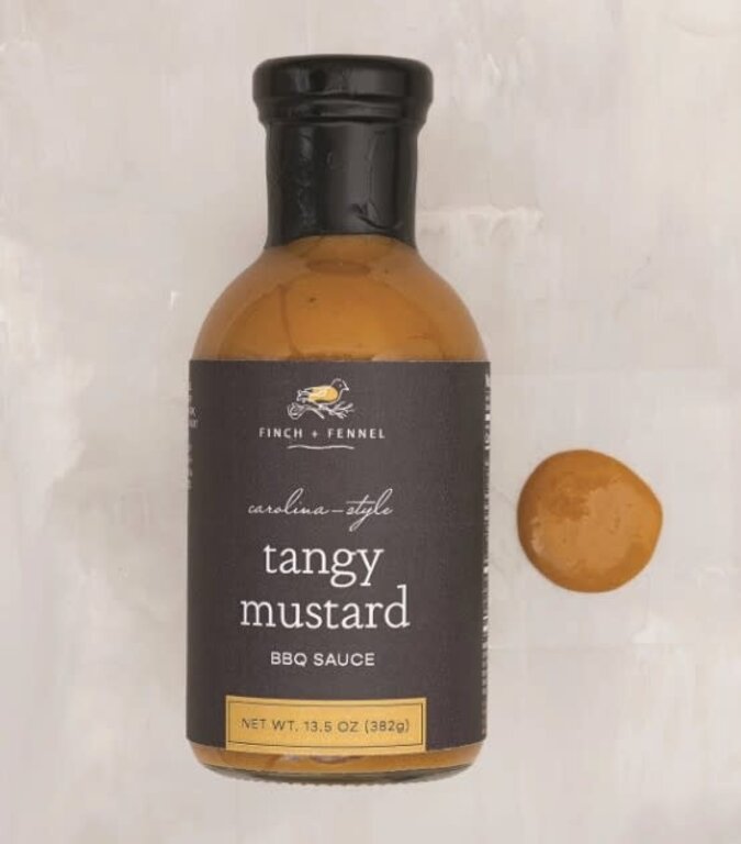 CREATIVE CO-OP FINCH + FENNEL Carolina StyleTangy Mustard BBQ Sauce,