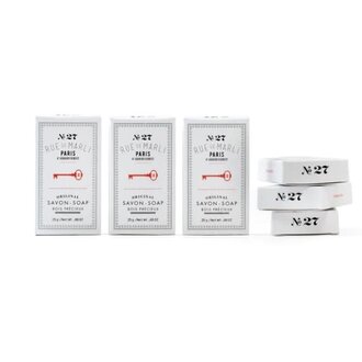 PURE LIVING Rue de Marli Box of 6 Soaps, Bois Precieux