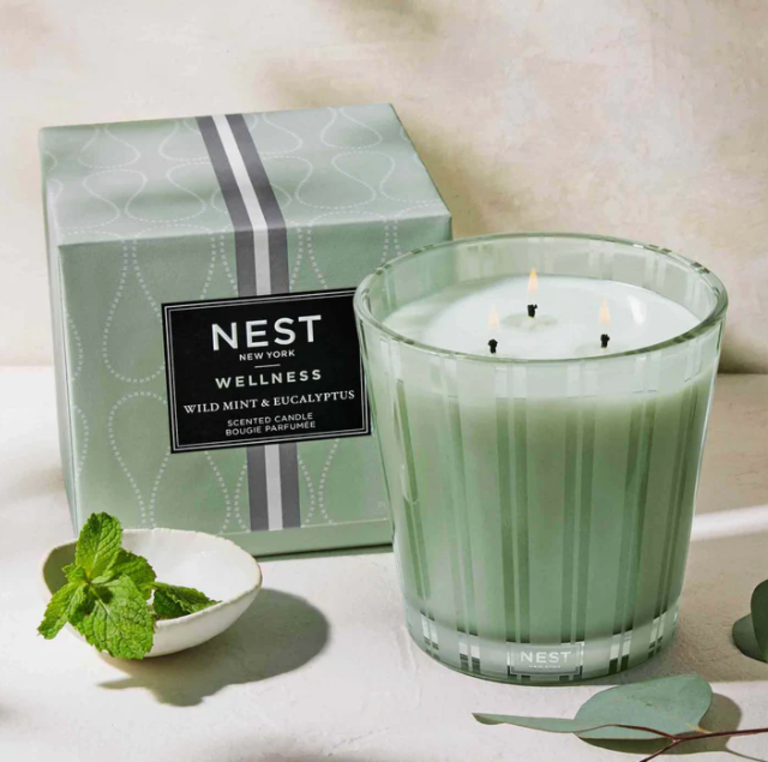 NEST NEST Wild Mint & Eucalyptus 3 Wick Candle