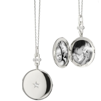 MONICA RICH KOSANN Twinkle Star Sapphire Locket