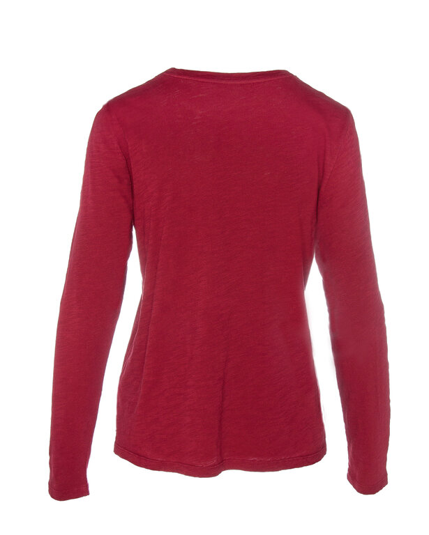 ELLIOTT LAUREN ELLIOTT LAUREN Garment Dye Long Sleeve Crew Tee,