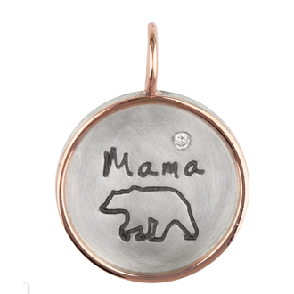 HEATHER B. MOORE Mama Bear Round Charm