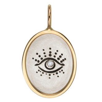 HEATHER B. MOORE Evil Eye Oval Charm