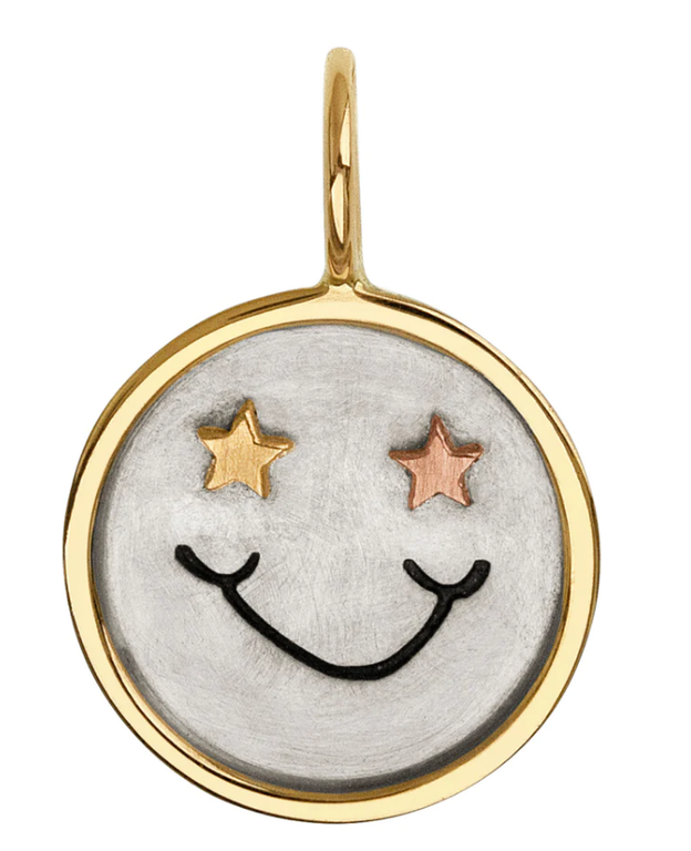 HEATHER B. MOORE HEATHER B. MOORE Smiley Face Round Charm
