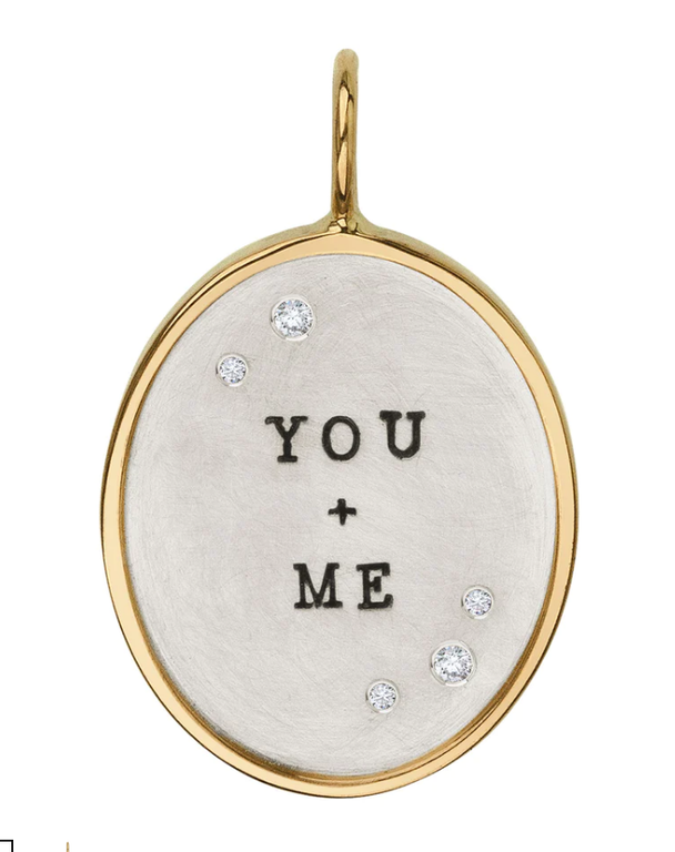 HEATHER B. MOORE HEATHER B. MOORE Silver & Gold You + Me Charm
