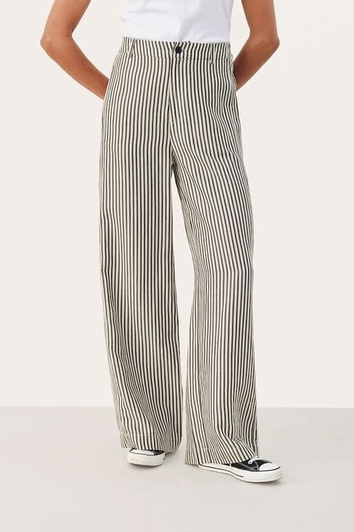 PART TWO PART TWO Black Stripe Pants